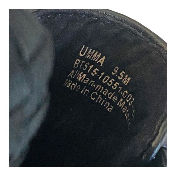 BareTraps Black Umma Mary Jane Style Open Toe Wedges Sz 9.5 - Picture 8 of 11